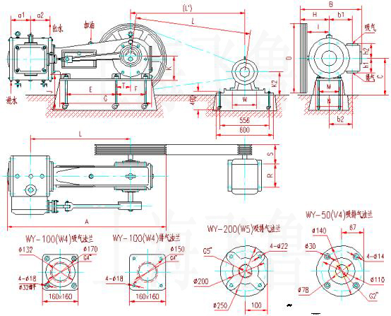 WY-50(V5)WY-100(W4)WY-200(W5)(f)ʽձðbߴD